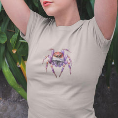 Purple Spider Pattern Design