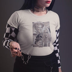 Hocus Pocus Sister Witches Drawing Sketch Halloween Design