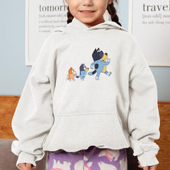 BLUEY Family Walking Right Blue Kids TV Design