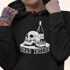 Dead Inside Skull Skeleton Halloween Design