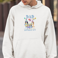 BLUEY Family Dad Of The Bday Boy Blue Kids TV Design