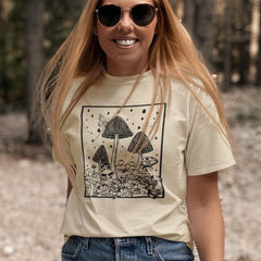 Collection of Mushrooms in the Rain Design