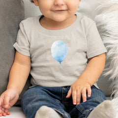 Cute Blue Single Balloon Pattern Design