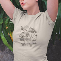 Nature Scene Plants Animals Mushrooms Fairycore Design