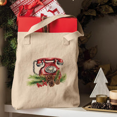 Christmas Telephone Pattern Design