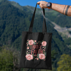 Have Faith Pink Flowers Quote Affirmation Design