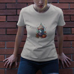 Halloween Coffee Clown Pumpkin Pattern Design