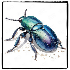 Pretty Nature Bug Pattern Design