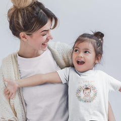 Summer Wreath with Blue Eyed Baby Design