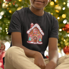 Pretty Cute Gingerbread House Kids Christmas Design