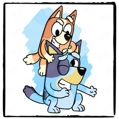 BLUEY BINGO Playing Blue Kids TV Design