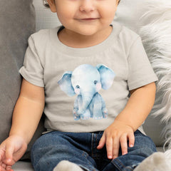 Blue Cute Elephant Pattern Design