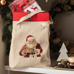 Christmas Meal Santa Pattern Design