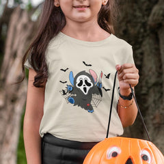 Halloween Stitch Scream Kids Cartoon Design