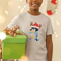 BLUEY Christmas Dad Bandit Dancing Xmas Design