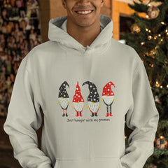 Christmas Just Hangin With My Gnomies XMAS Design