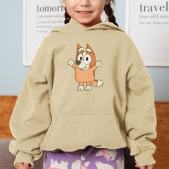 BLUEY Bingo Happy Smiling With Hands Up Blue Kids TV Design