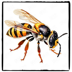 Pretty Bumblebee Pattern Design