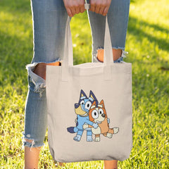 BLUEY and Bingo Hugging Happy Blue Kids TV Design