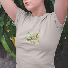 Beautiful Watercolour Grasshopper Pattern Design