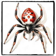 Red Spider Pattern Design