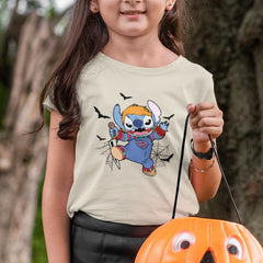Halloween Stitch Chuckie Kids Cartoon Design