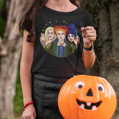 Hocus Pocus Sanderson Sisters Circle Halloween Design