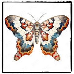 Beautiful Moth Pattern Design