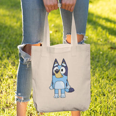 BLUEY Standing Smiling Happy Blue Kids TV Design