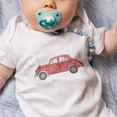 Cartoon Red Car Kids Baby Pattern Design