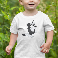 Mackenzie Walking Smiling Blue Kids TV Design