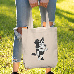 BLUEY Mackenzie Border Collie Waving Pose Kids TV Design