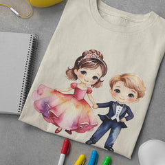 Ballroom Dance Girl and Boy Couple Design