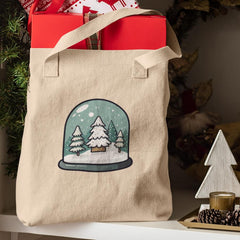 Cute Trees Snow Globe Kids Christmas Character Design
