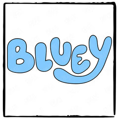 BLUEY Sign Blue Kids TV Design