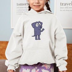 BLUEY Jean Luc Waving Right Blue Kids TV Design