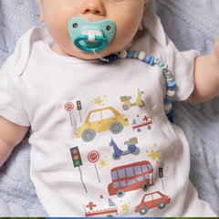 Cartoon Cars Traffic Kids Baby Pattern Design