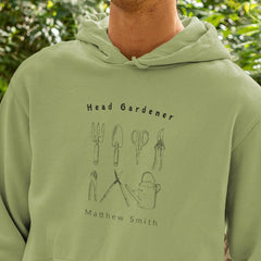 Garden Head Gardener Tools Personalised Pattern Design
