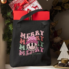 Marry Marry Christmas Smiley Face Funky Christmas Design