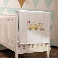 Cartoon Yellow Cars Traffic Kids Baby Pattern Design