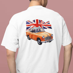 Union Jack Flag and Mini Cooper Design