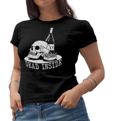 Dead Inside Skull Skeleton Halloween Design