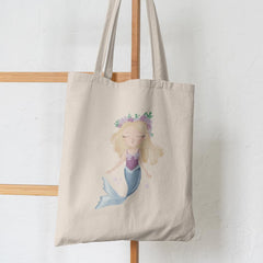 Mermaid Blonde Hair Kids Baby Pattern Design