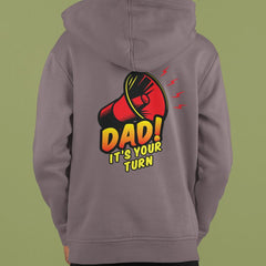 Dad It's Your Turn Funny Baby Pattern Design