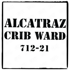 Alcatraz Crib Ward Funny Baby Pattern Design
