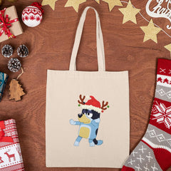 BLUEY Christmas Dad Bandit Dancing Xmas Design