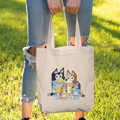 BLUEY Family Standing Blue Kids TV Design