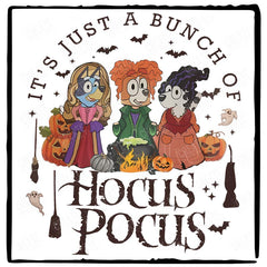 BLUEY Halloween It's All A Bunch Of Hocus Pocus Curved Design