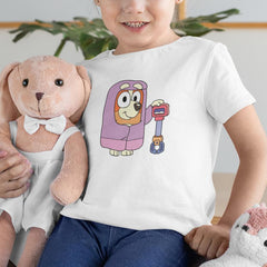 BLUEY Granny Janet Smiling Blue Kids TV Design