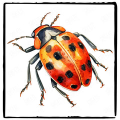 Beautiful Ladybird Pattern Design